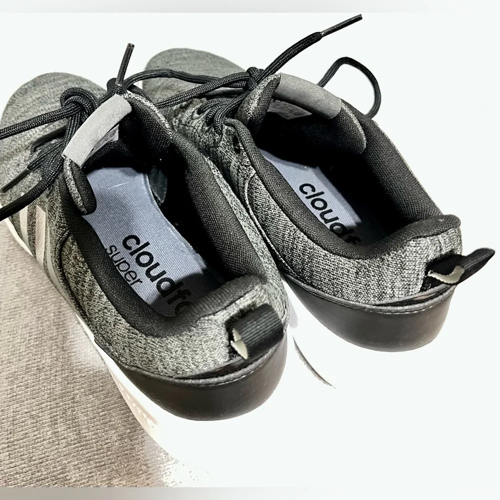 Adidas Women’s Cloudfoam Qt Racer 2.0 Black and Gray Running Shoes Size‎ 7.5